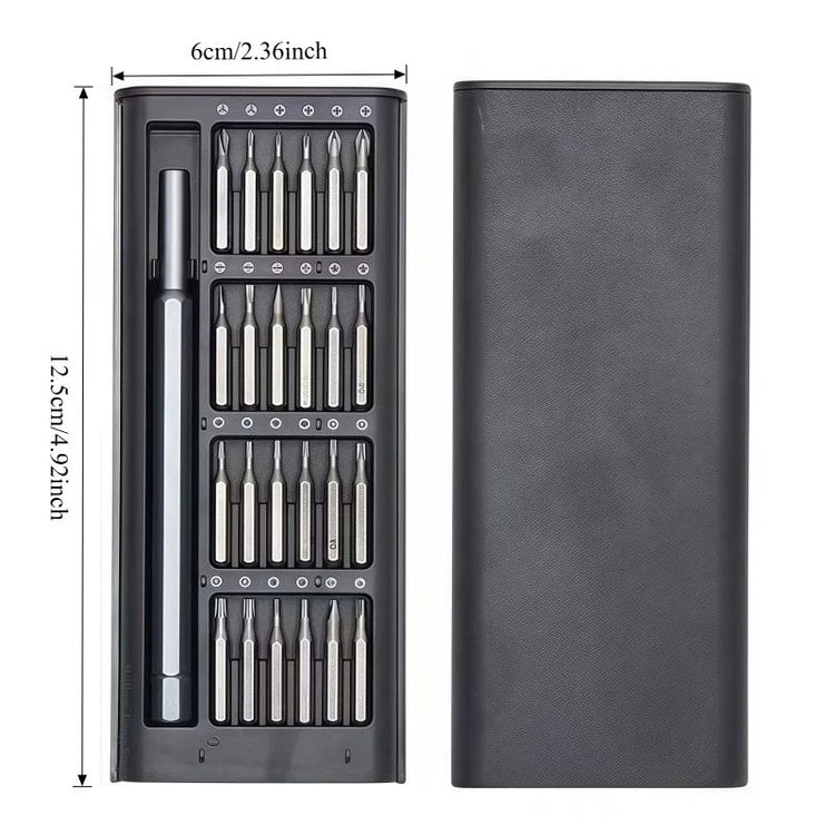 Multi-Functional Mobile and Laptop Repair Tool Kit - Precision Bit Screwdriver Set with Dust Removal Tools