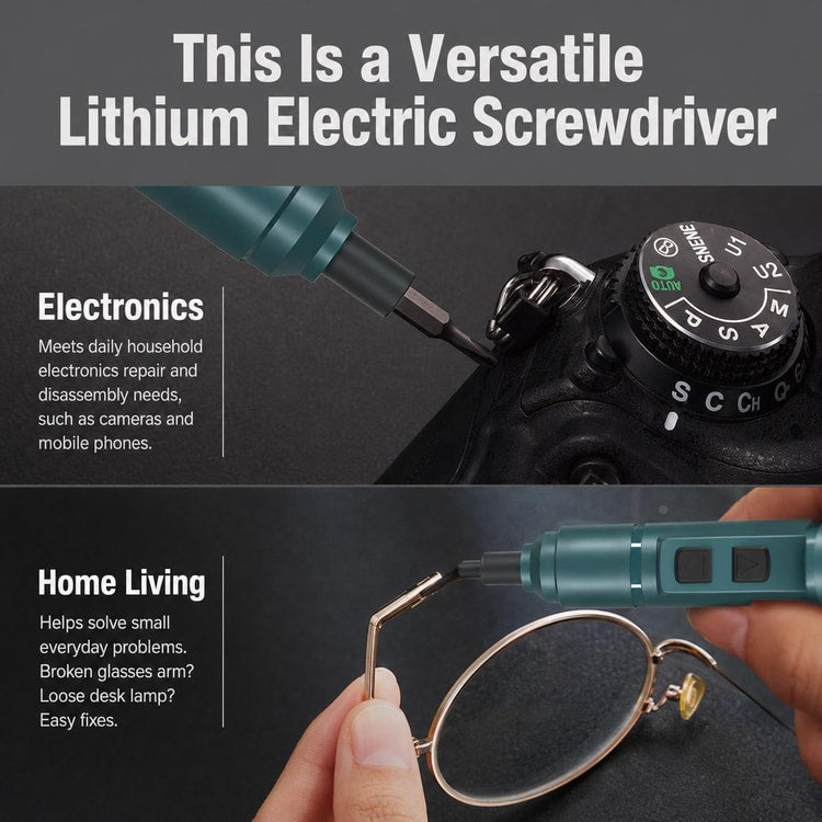 Dual-Torque Precision Electric Screwdriver for Electronics Repair