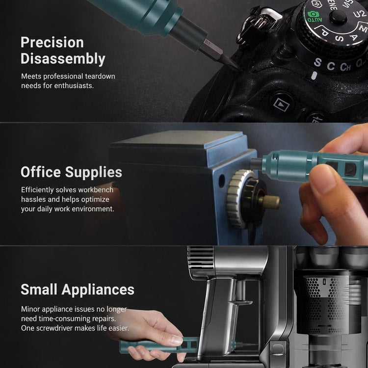 Dual-Torque Precision Electric Screwdriver for Electronics Repair