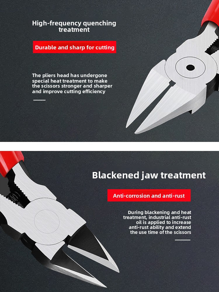Precision Flush Cutter Pliers for Electronics, Wire Cutting & DIY Repairs