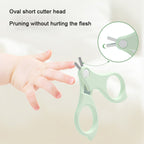 Portable Baby Nail Scissor Set, Kid Safe Nail Clipper, Trimmer, Tweezer, File, and Manicure Kit for Children