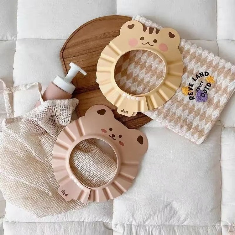 Soft Adjustable Baby Shampoo Cap for Kids Bathing and Shower