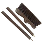 Premium Angled Broom with Wooden Handle Soft Floor & Garage Sweeper