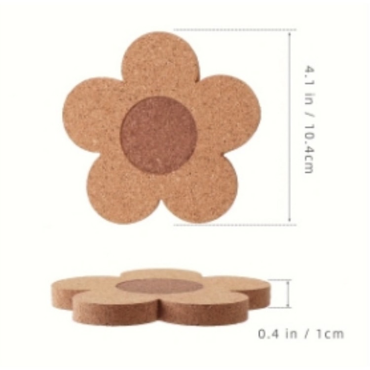 Kitchen Heat Insulation Pads, Cork Coasters, Slip-Resistant Table Mats, Kitchen Supplies, Car Cup Holders