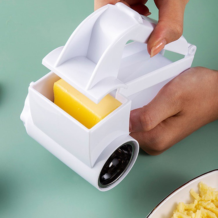 Hand-Cranked Cheese Grater Multi-Functional Kitchen Shredder for Easy Cheese &amp; Vegetable Grating