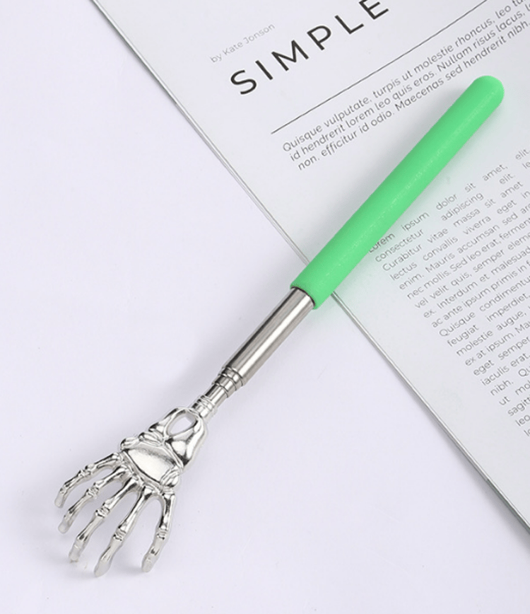 Stainless Steel Telescopic Back Scratcher – Extendable Massaging Stick for Relief and Relaxation