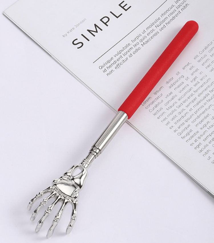 Stainless Steel Telescopic Back Scratcher – Extendable Massaging Stick for Relief and Relaxation